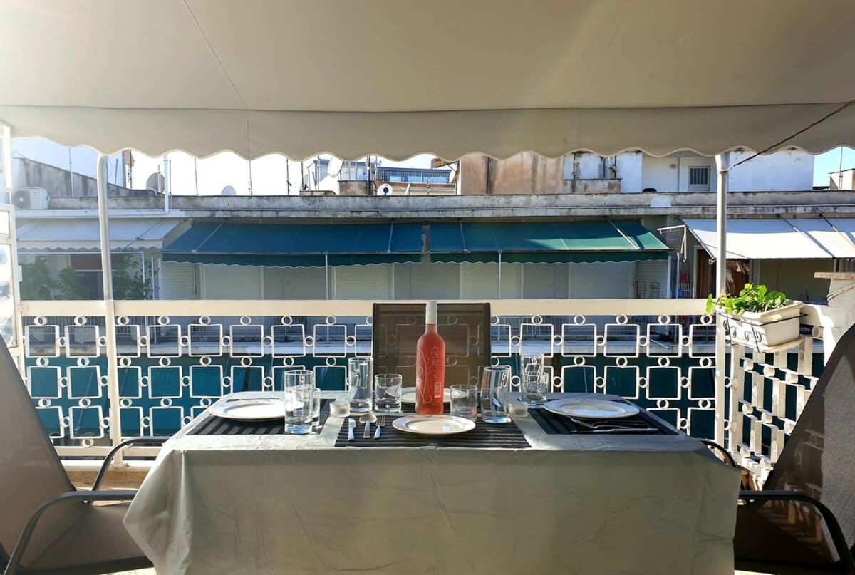 Topfloor Central Apt With Urban Views,3' To Metro Atenas Exterior foto